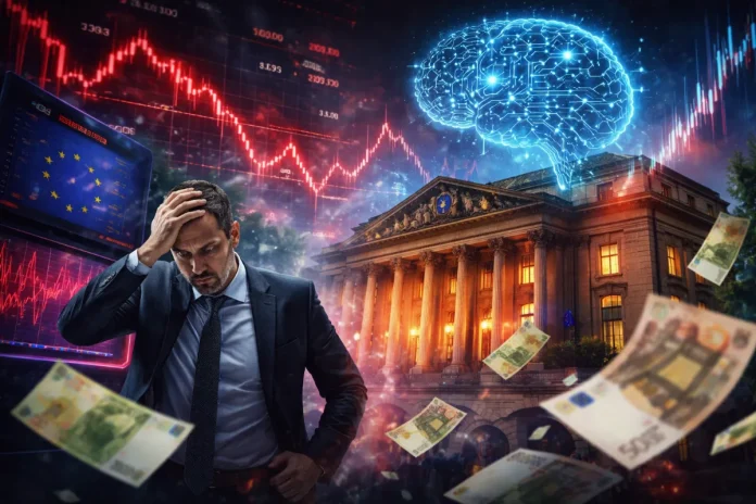 Les banques européennes plongent dans le rouge, nouvelle vague de craintes liées à l'IA Les banques européennes plongent dans le rouge, nouvelle vague de craintes liées à l'IA